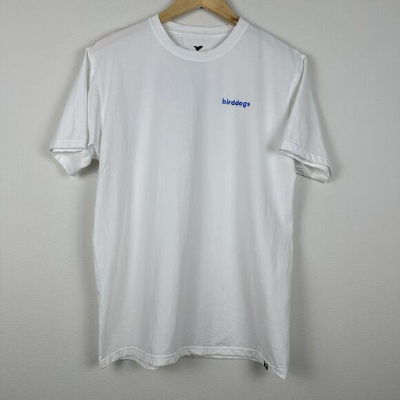 Birddogs Crew Neck T-Shirt Lightweight Paint Splatter Graphic Bird Men's Large - Picture 1 of 6